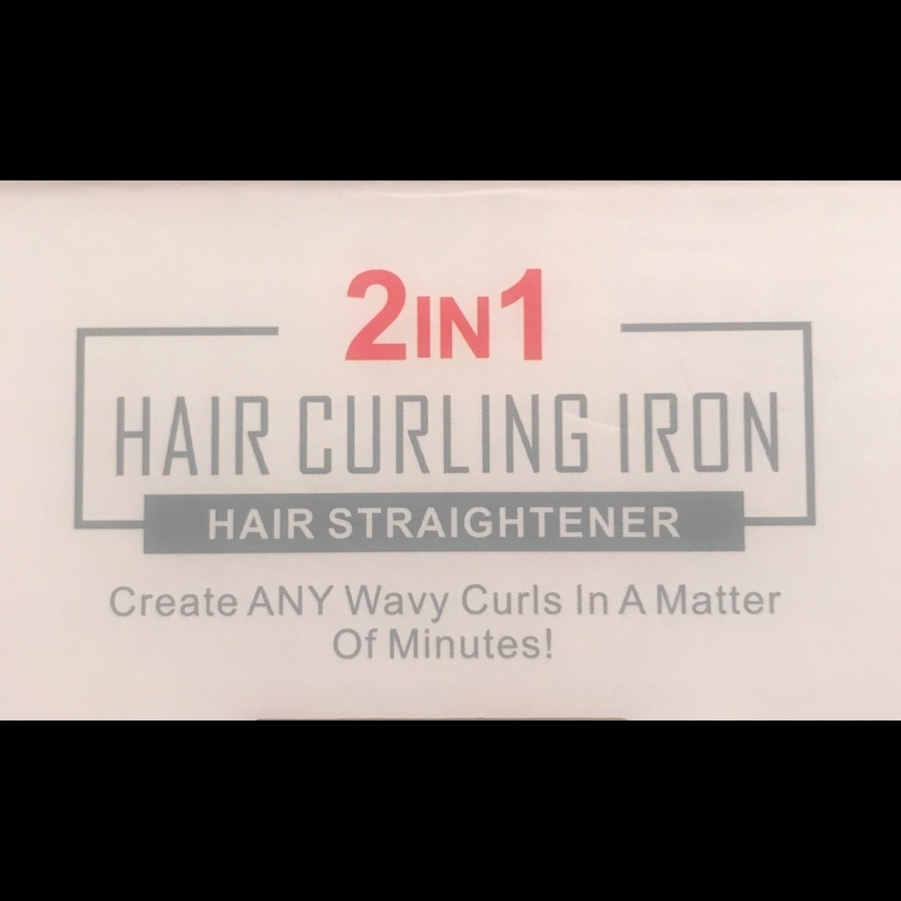 2 in 1 Hair Curling/Flattening Iron - Picture 2 of 4
